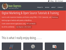 Tablet Screenshot of ivanbayross.com